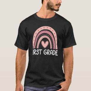 Erstklassige Regenbogenmädchen Jungen Lehrer Team  T-Shirt