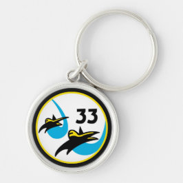 Erstklassige Schlüsselkette USAFA Geschwader-33 Schlüsselanhänger