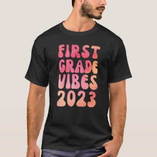 Erstklassige Stimmung 1. Klasse Wasserfarbe 1. Tag T-Shirt