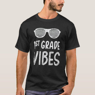 Erstklassige Stimmung Erster Rückkehr zur Schule f T-Shirt