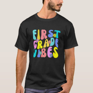 Erstklassige Stimmung Erster Schultag nach den Fer T-Shirt