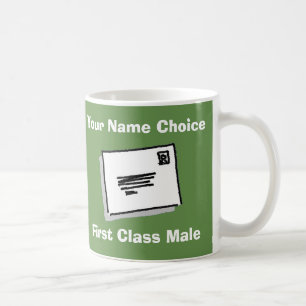 Erstklassiger Mann mit personalisiertem Namen Tasse