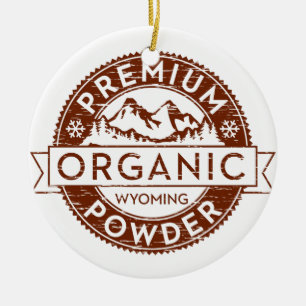 Erstklassiges Bio Wyoming-Pulver Keramikornament