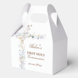 Erstkommunion-Blumenkreuz Geschenkschachtel