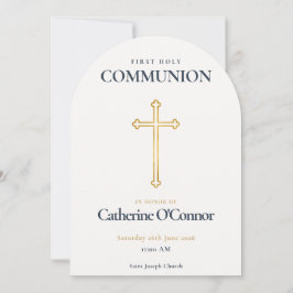Erstkommunion Goldkreuz Einladung