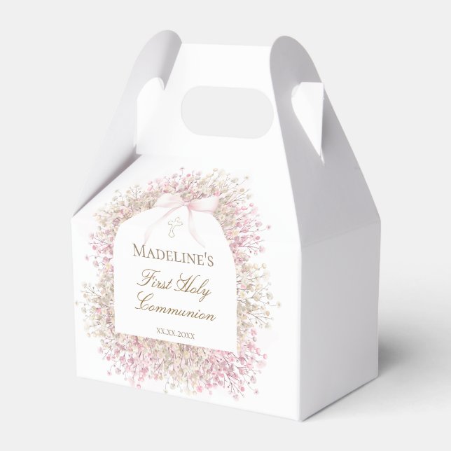Erstkommunion Mädchen Geschenkschachtel (Vorderseite)