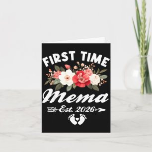 Erstmalig Damen Mema Est 2026 Blumen Muttertag Karte