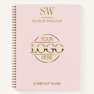 Erstmalige Einführung des Minimal-Business-Logos R Notizbuch