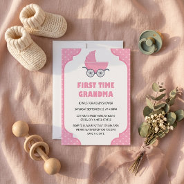 Erstmalige Grandma Baby Dusche Einladung