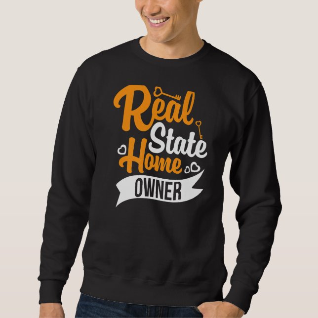 Erstmalige Hausbesitzerin Girl Housewarming Neues  Sweatshirt (Vorderseite)