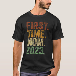 Erstmalige Mama 2023 Shirt Schwangere Mama Mutter 