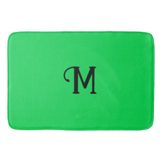Erstmalige Monogram Malachite Jewel Tone Solid Col Badematte