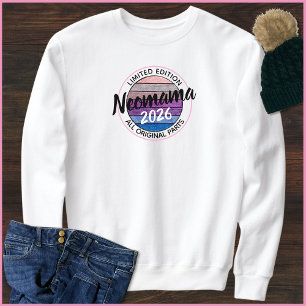 Erstmalige Mutter 2026 Moderne Schrift Vintage-Son Sweatshirt