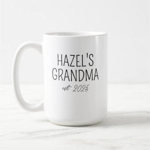 Erstmalige Oma-Tasse, Neues Oma-Geschenk, Erstes E Kaffeetasse