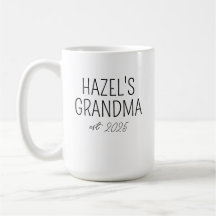 Erstmalige Oma-Tasse, neues Opma-Geschenk, erste G