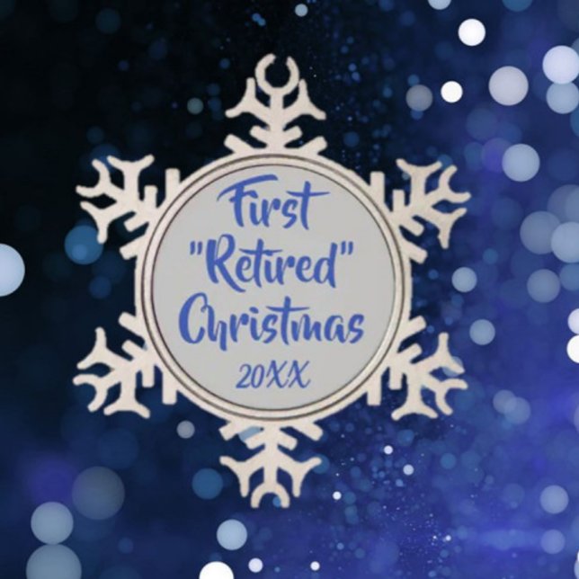 Erstmalige Weihnachtsschmuck Schneeflocken Zinn-Ornament (Von Creator hochgeladen)