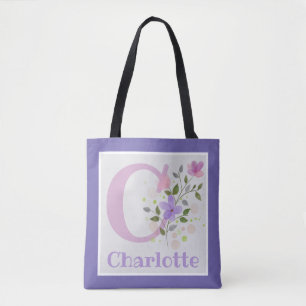Erstmaliger Plus Name Charlotte mit Blume