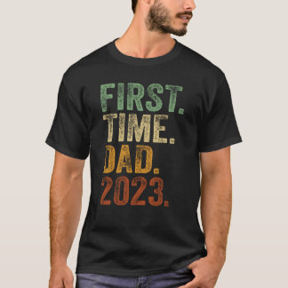 Erstmaliger Vater 2023 Shirt Vater zu sein Vater z