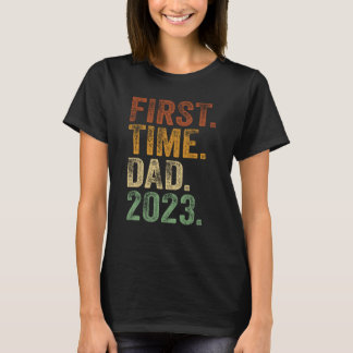 Erstmaliger Vater 2023 Shirt Vater zu sein Vater z