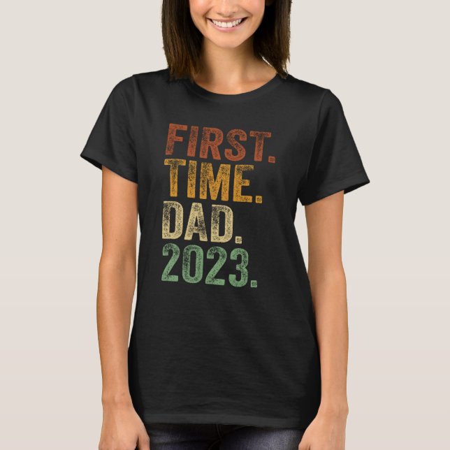 Erstmaliger Vater 2023 Shirt Vater zu sein Vater z (Vorderseite)