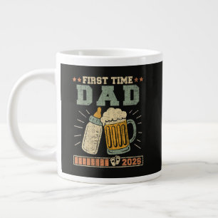 Erstmaliger Vater 2026 Erwartet Baby Lustig Jumbo-Tasse