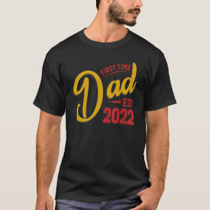 Erstmaliger Vater Est 2022 für neue Dad Schwangers T-Shirt