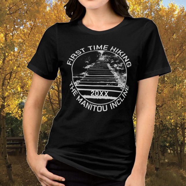 Erstmaliger Wanderweg Manitou Incline 20XX Tri-Blend Shirt (Von Creator hochgeladen)