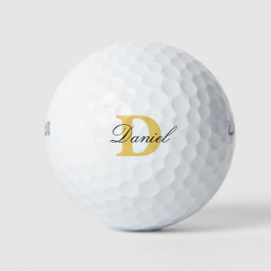 Erstmaliges Geschenk des Golden Yellow Monogram In Golfball