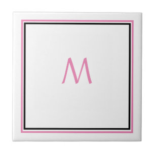 Erstmaliges Geschenk des rosa Schwarzen Individuel Fliese