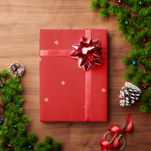 Erstmaliges Geschenkpapier für die Weihnachtsrotto
