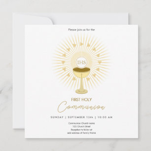 Erstmaliges kommunales Gold mit Chalice-Einladung Save The Date