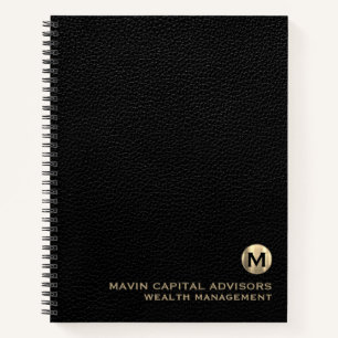 Erstmaliges Logo-Notebook der Luxury Monogram Notizbuch