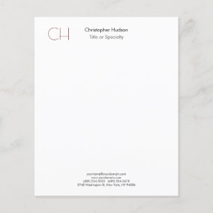 Erstmaliges Monogramm Modernes, Minimalistisches S