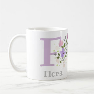 Erstmaliges Plus Flora mit Blume Kaffeetasse