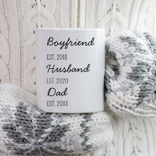 Erstmaliges Vater Geschenk von Ehefrau New Dad Per Kaffeetasse