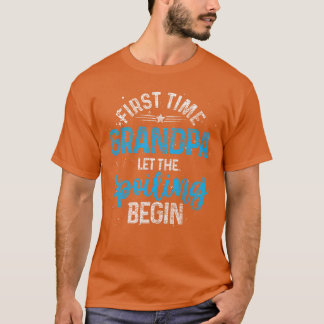 Erstmals Großvater Lethe Verwöhnen Beginnt Zukunft T-Shirt