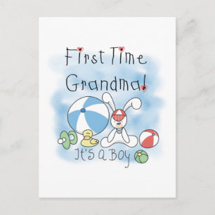 Erstmals Oma von Boy Tshirts und Geschenken Postkarte