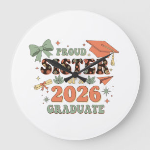 Erstsemester 2026 Stolz Schwester einer 2026 Absol Große Wanduhr