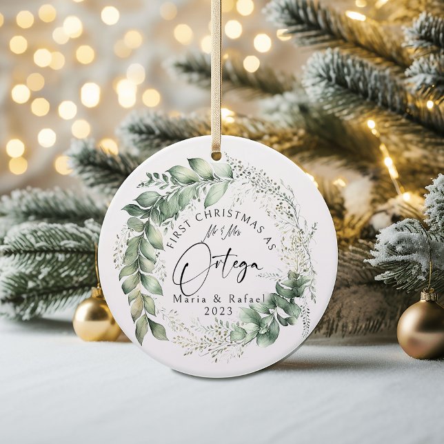 Erstweihnachtsfeier, Verheiratete Keramik Ornament (Von Creator hochgeladen)