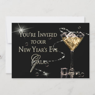 ERSUCHUNG DES NEUJAHRES NACH GALA - halbförmlich - Einladung