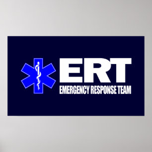 ERT - Notfallschutz-Team Poster