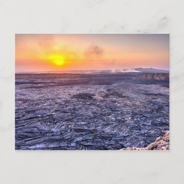 Erta Ale Volcano, Äthiopien Postcard Postkarte (Vorderseite)