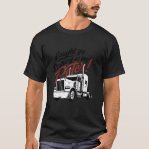Ertappt beim Starren auf meinen Peter Lustiger Sat T-Shirt