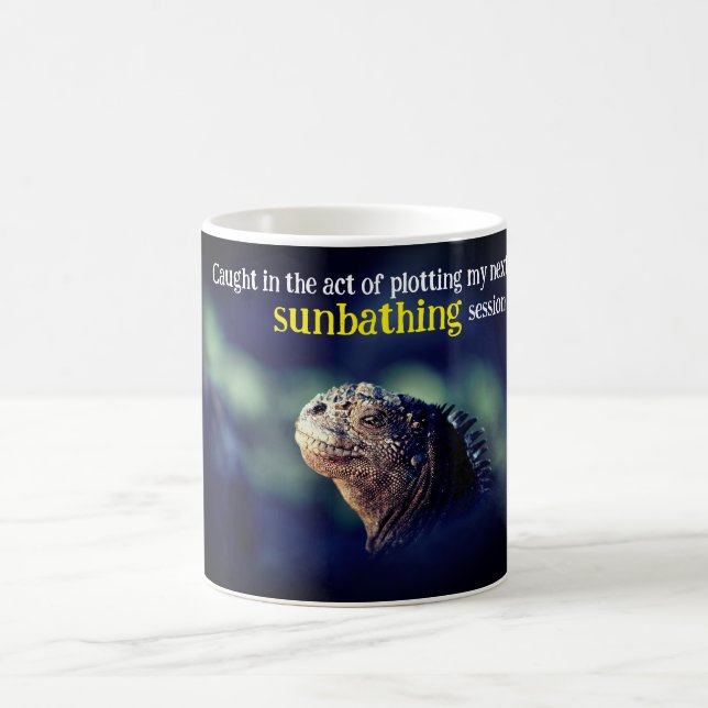 Ertappt Meeresleguan  Kaffeetasse (Mittel)