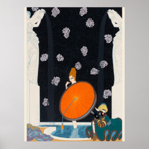 Erté - Bad des Marquise, 1980 Poster