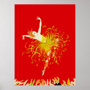 Erté - Beifall Poster