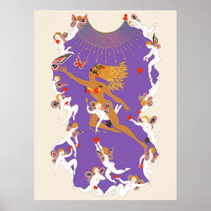 Erté - Die Jahreszeiten, Sommer 1970 Poster