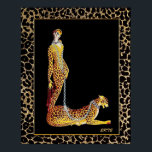 Erte - Die Leopardendame Poster<br><div class="desc">Wenn Sie sich für den Download entscheiden, macht Ihr Walgreen Store Platinenplakate aus Ihrem Download in verschiedene Größen und in verschiedenen Texturen zu einem sehr guten Preis. Manchmal mit einem Rabatt. Ein Tipp von meinem US-Freund. Für Großbritannien siehe "Digital Printing" online. Ich habe dieses Erte-Gemälde "Die Leopardendame" genannt, das Bild...</div>