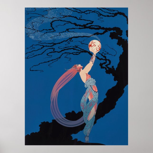 Erté - Fireflies Poster (Vorne)