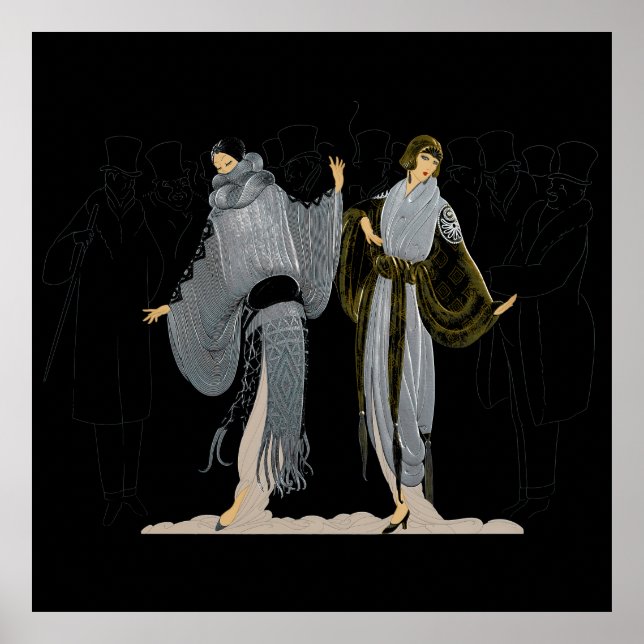 Erté - Metropolis Suite, Eröffnungsnacht Poster (Vorne)